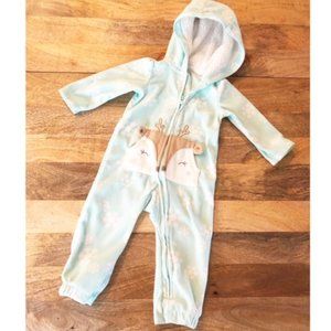 Fleece Reindeer Bodysuit (Carter's 12M)